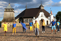 Mėlyna - geltona