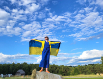 Mėlyna - geltona