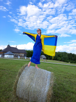 Mėlyna - geltona